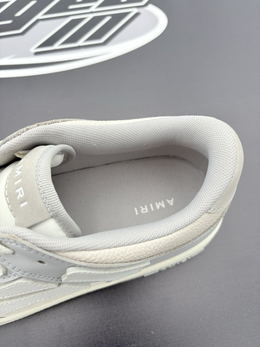 Size 45 (12 US) Amiri Skel Low Top Sneakers ' Grey ' | SUPER CLEAN!
