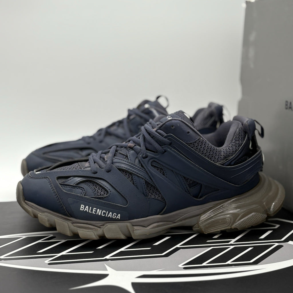 Size 44 (11 US) - Balenciaga Track Sneaker ' Navy ' | GOOD CONDITION!