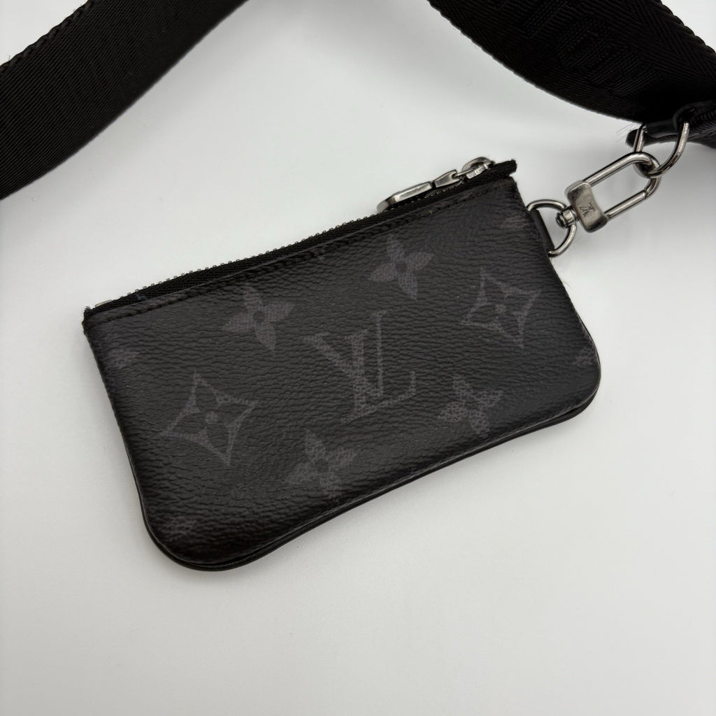 Louis Vuitton Trio Messenger Bag ' Monogram Eclipse Reverse Gray ' | GOOD COND!