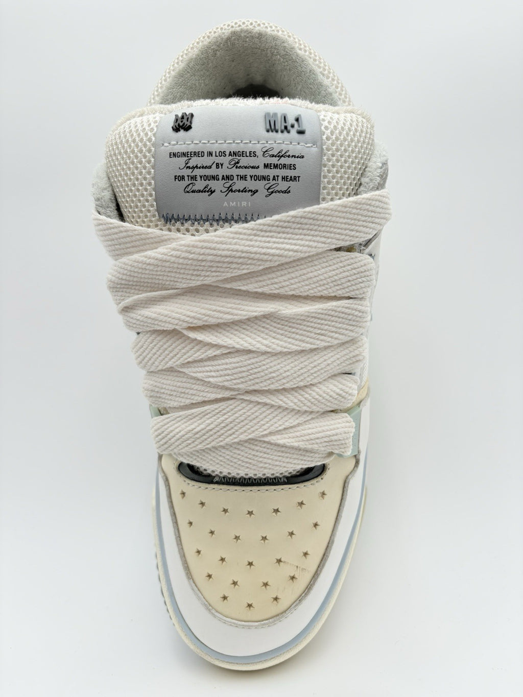 Size 44 (11 US) Amiri MA-1 ' White Blue ' | GOOD CONDITION!
