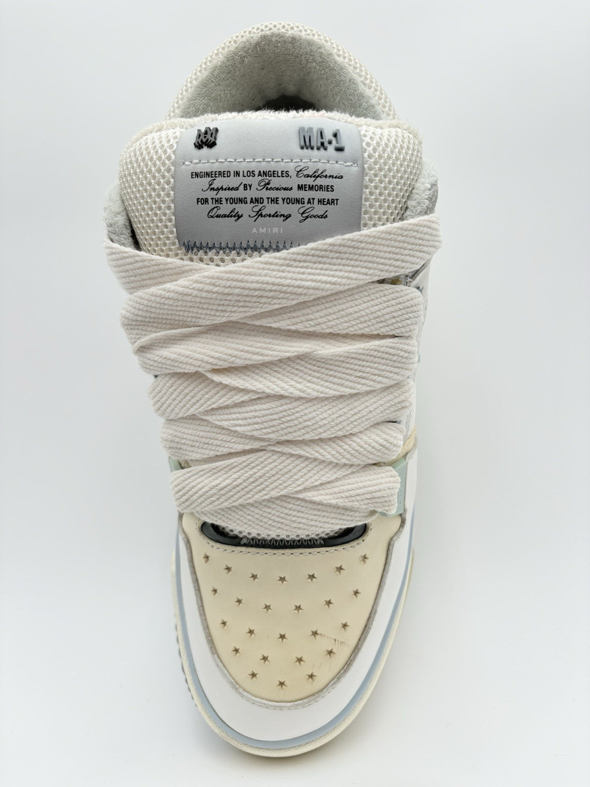 Size 44 (11 US) Amiri MA-1 ' White Blue ' | GOOD CONDITION!