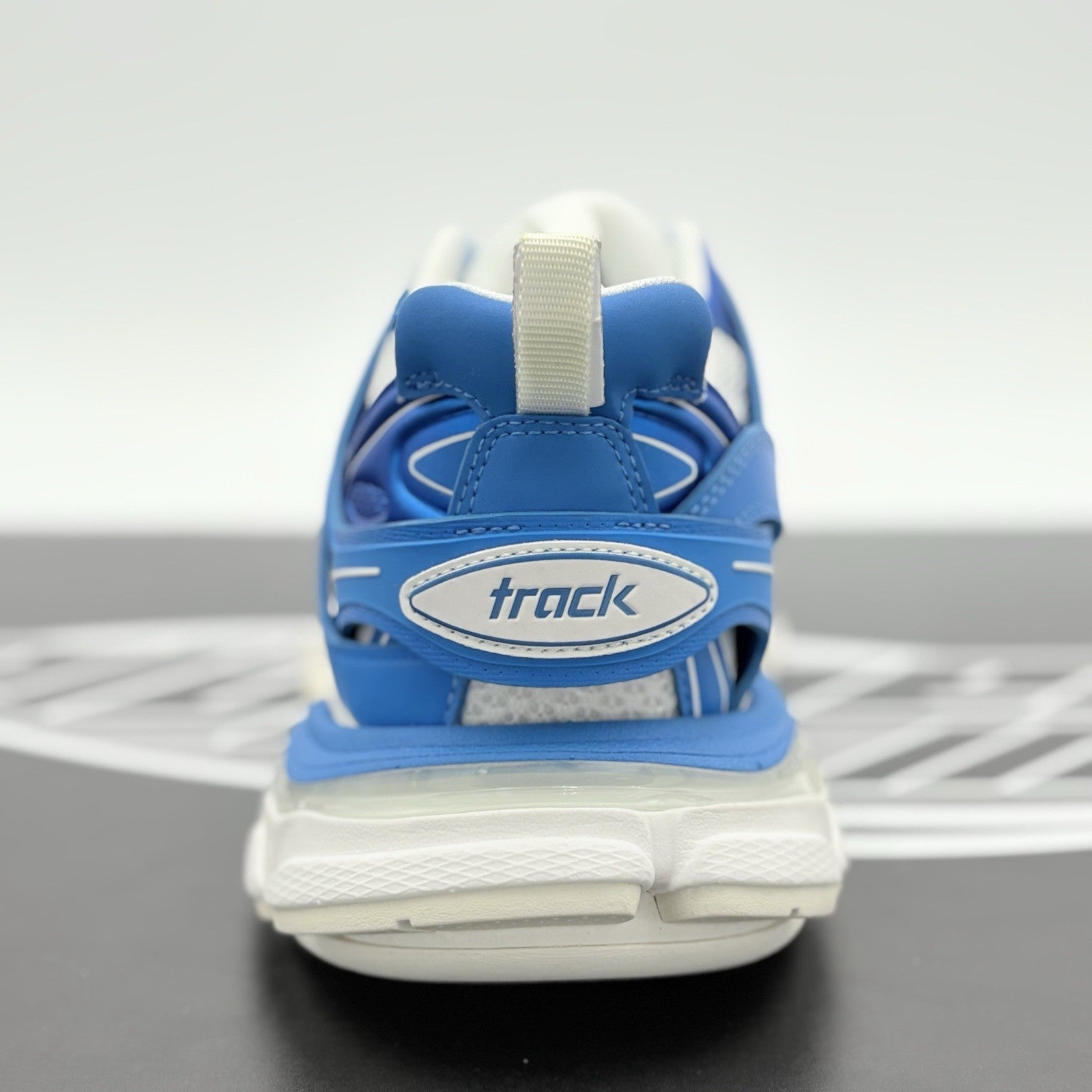 Size 40 (7 US) - Balenciaga Track LED Sneaker ' White Blue ' | BRAND NEW!