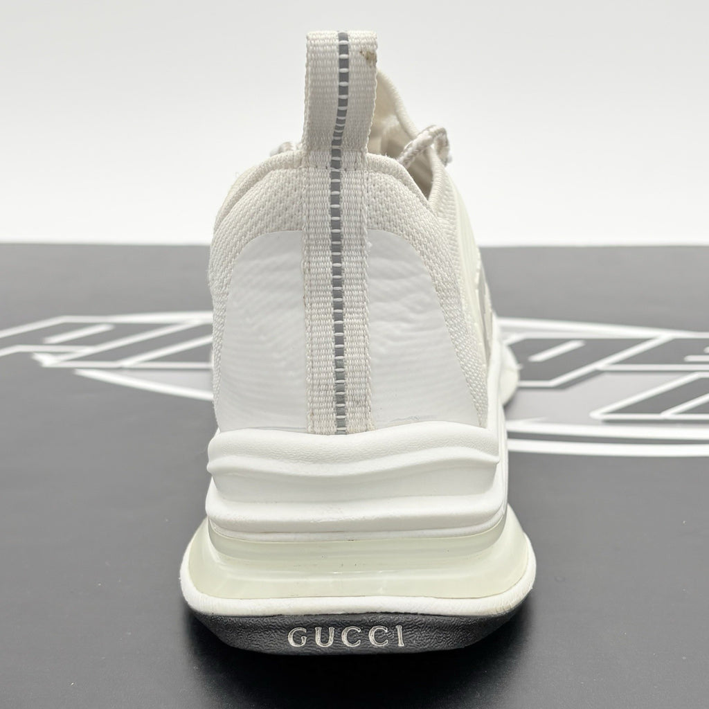 Size 8.5 G (9 US) Gucci Interlocking G Run Sneaker ' White ' | EXCELLENT COND!