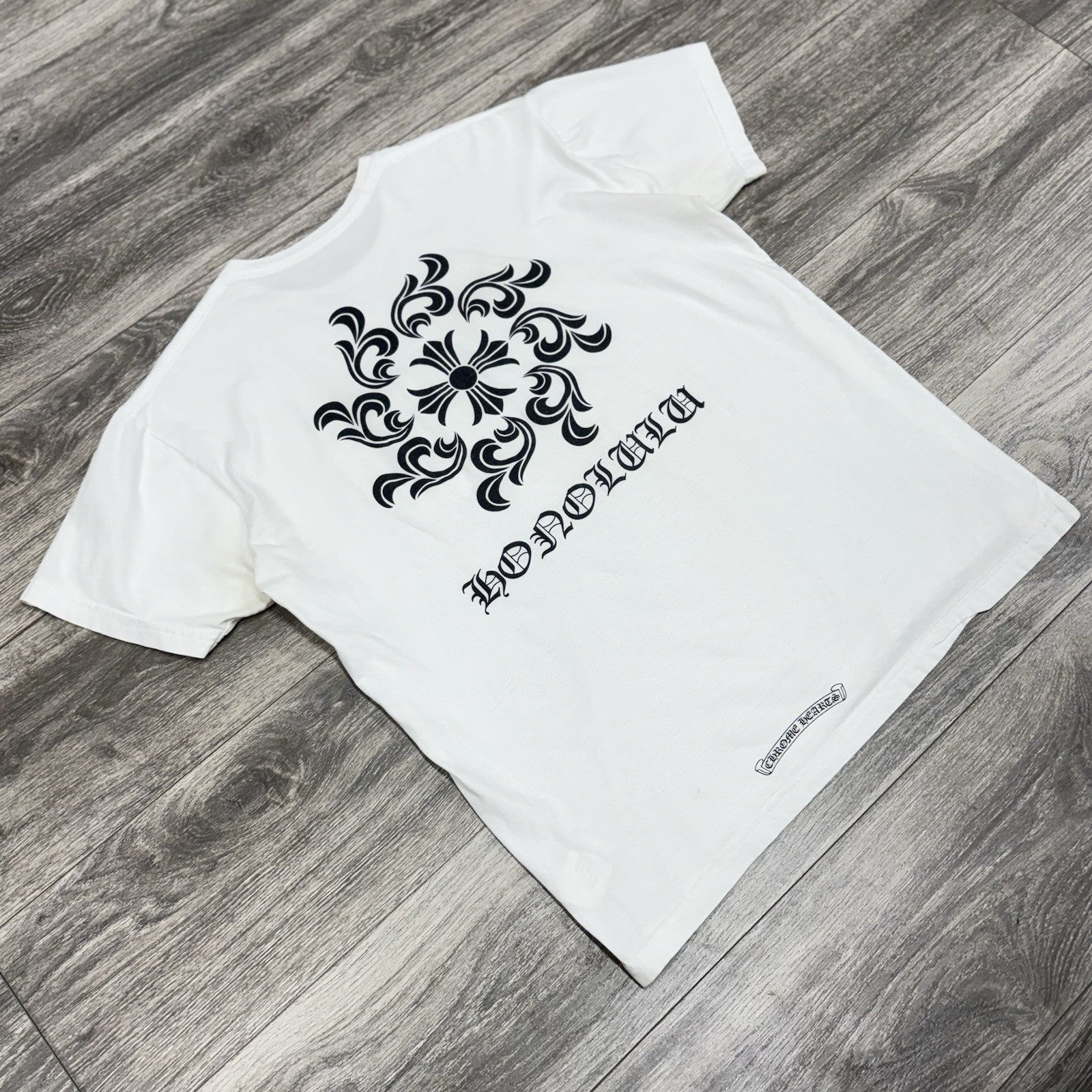 Size XXL - Chrome Hearts Spiral T-Shirt (Honolulu Exclusive) ' White '