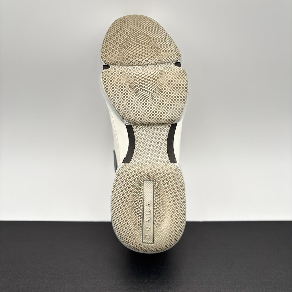 Size 6.5 UK (7.5 US) Prada Cloudbust Mesh ' White, Grey ' | GOOD CONDITION!