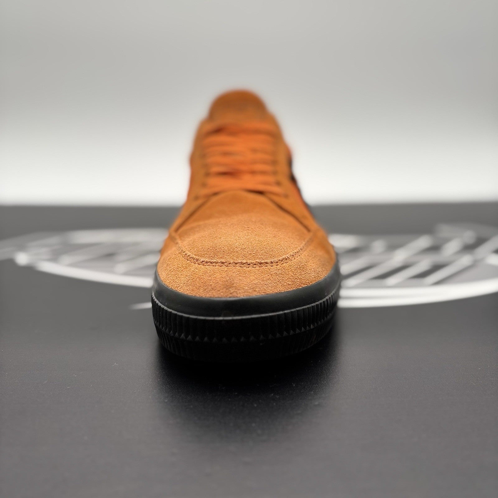 Size 44 (11 US) - Off White Vulcanized Low Orange Black ' | GOOD CONDITION!
