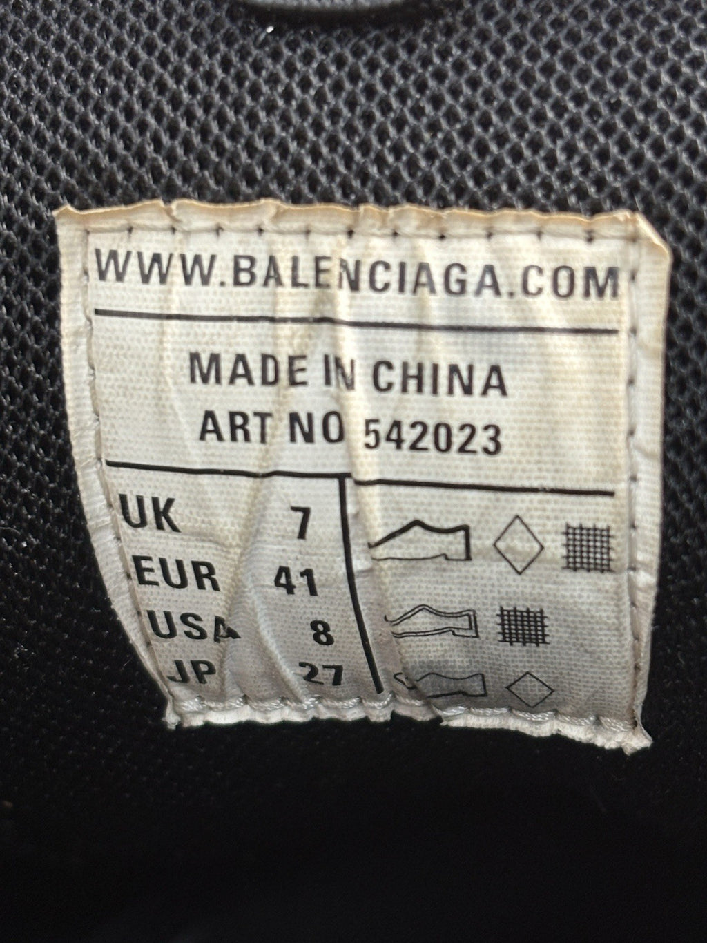 Size 41 (8 US) - Balenciaga Track Sneaker ' Black ' | GOOD CONDITION!