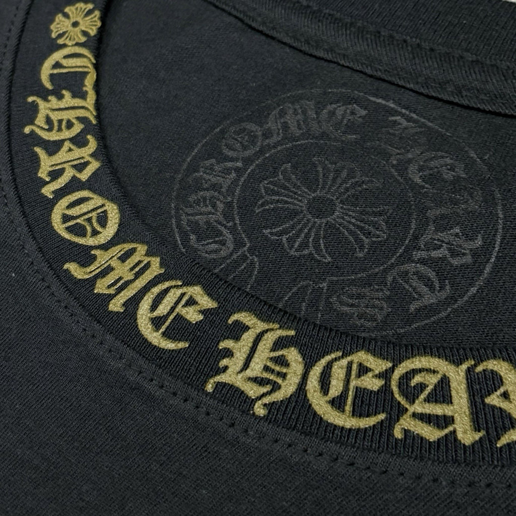 Size M - Chrome Hearts Neck Logo T-Shirt ' Olive Collar ' | BRAND NEW!