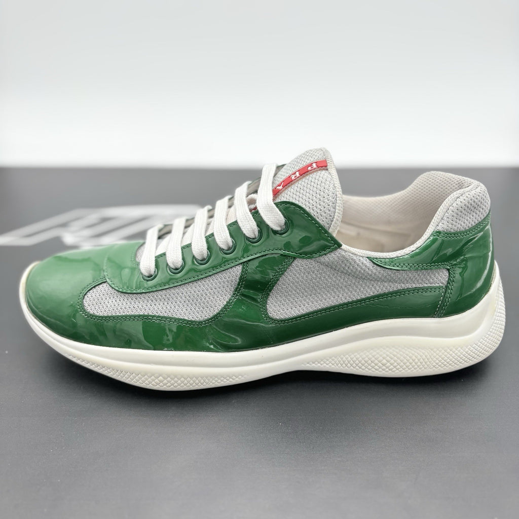 Size 9.5 UK (10.5 US) - Prada Americas Cup ' Green White ' | GOOD CONDITION!