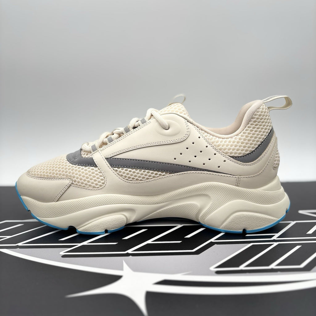 Size 43 (10 US) - Dior B22 Sneaker ' Cream, Light Blue ' | SUPER CLEAN!