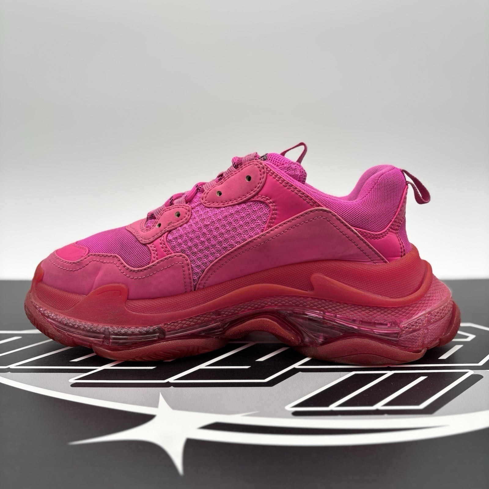 Size 41 (8 US) - Balenciaga Triple S ' Hot Pink ' | GOOD CONDITION!