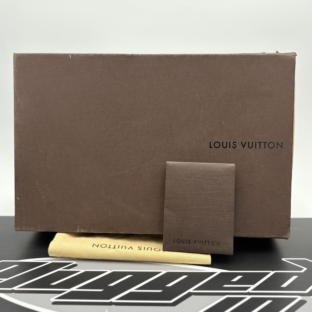 Size 7 LV (8-8.5 US) - Louis Vuitton Damier Low Top ' Black ' | GOOD CONDITION!