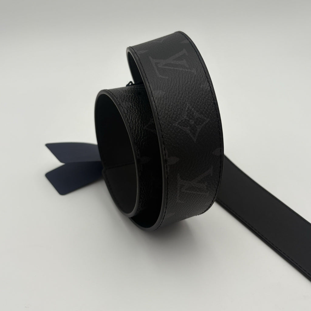 Louis Vuitton Monogram Eclipse Matte Black Belt | BRAND NEW!