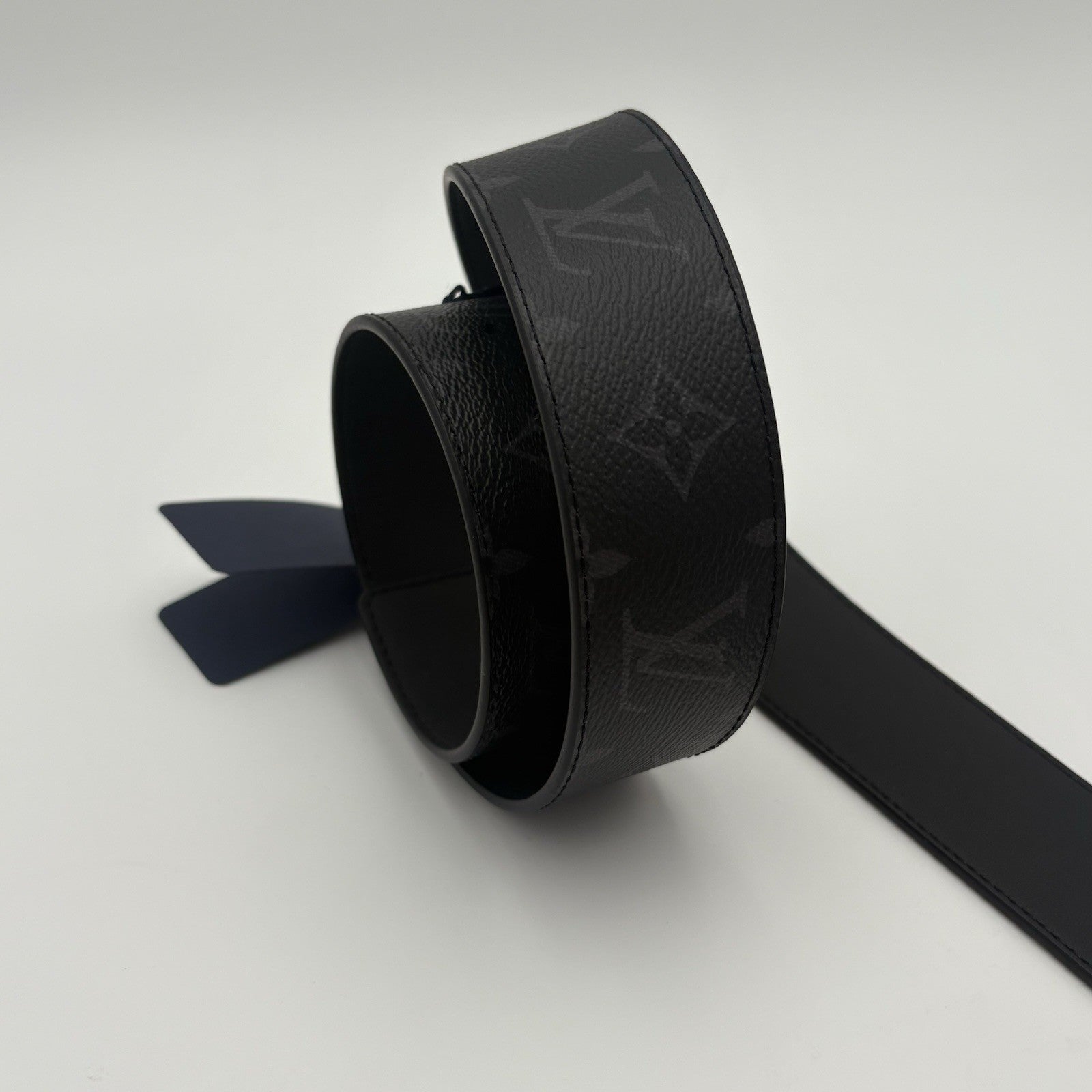 Louis Vuitton Monogram Eclipse Matte Black Belt | BRAND NEW!