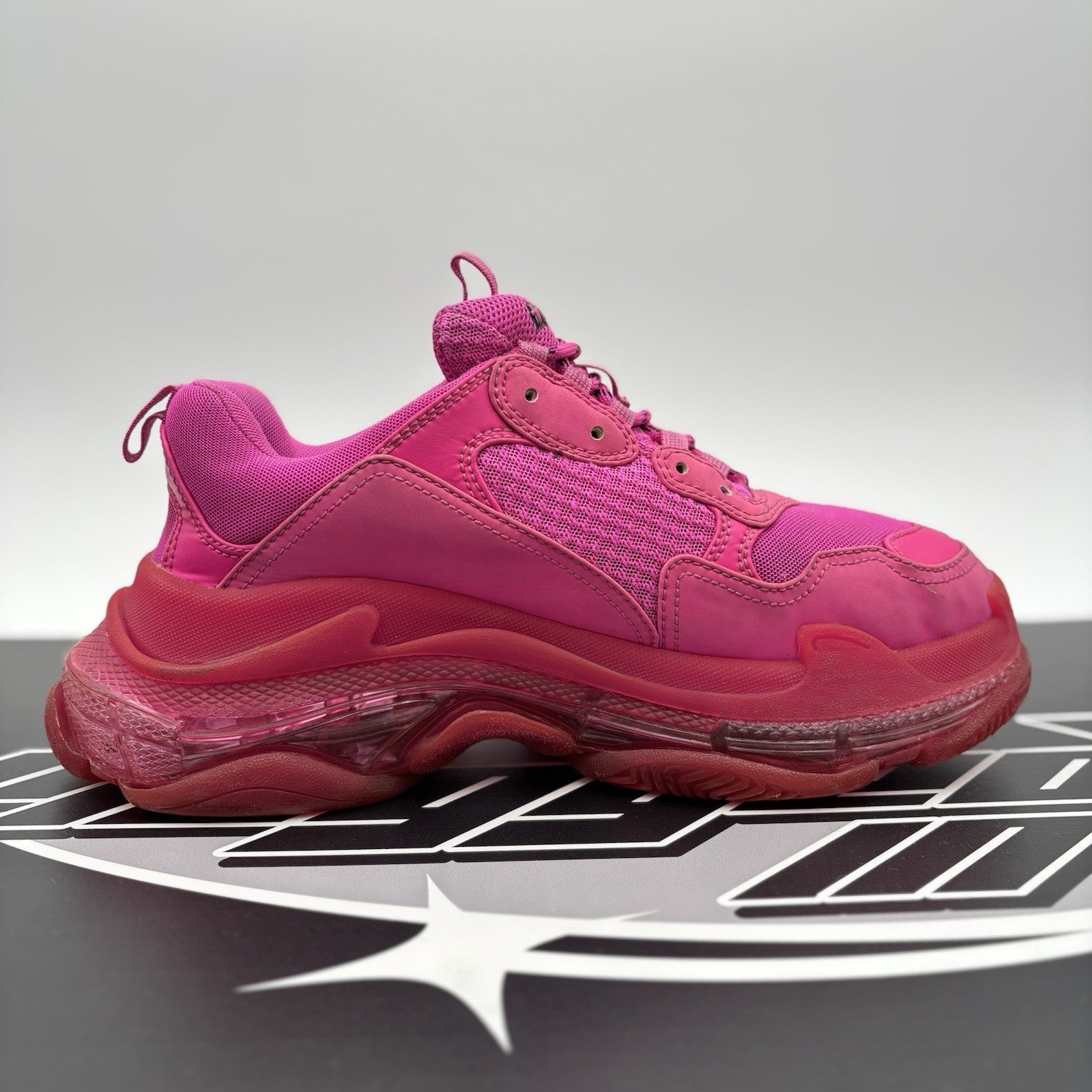 Size 41 (8 US) - Balenciaga Triple S ' Hot Pink ' | GOOD CONDITION!