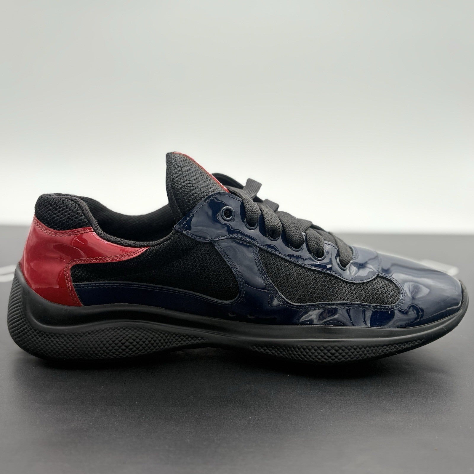Size 10 UK (11 US) Prada Americas Cup ' Navy Red ' | GREAT CONDITION!