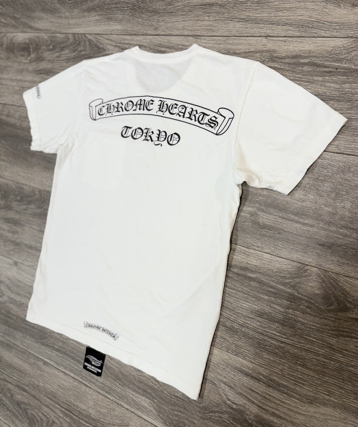 Size Medium - Chrome Hearts Tokyo Exclusive Scroll Label T- Shirt ' White '