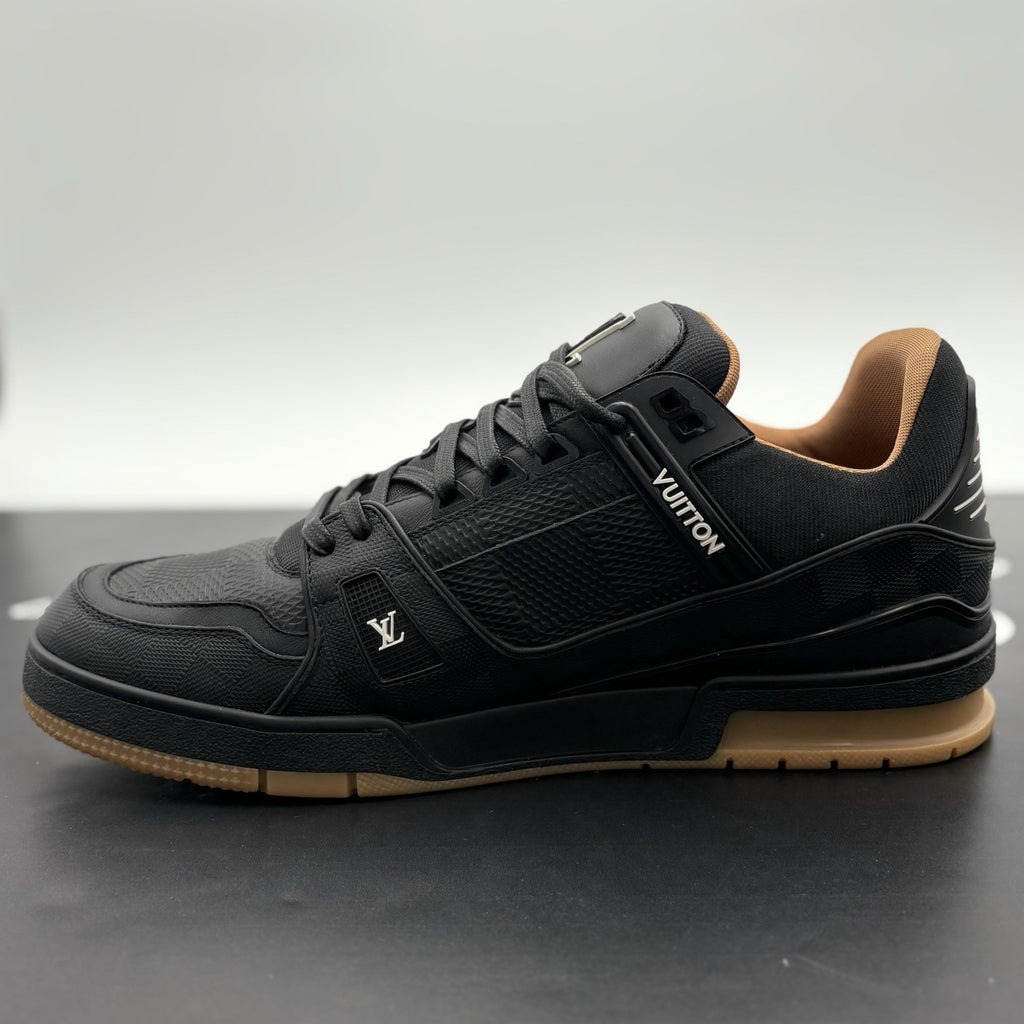 Size 11 LV (12-12.5 US) Louis Vuitton Trainer ' Black Brown ' | GREAT CONDITION!