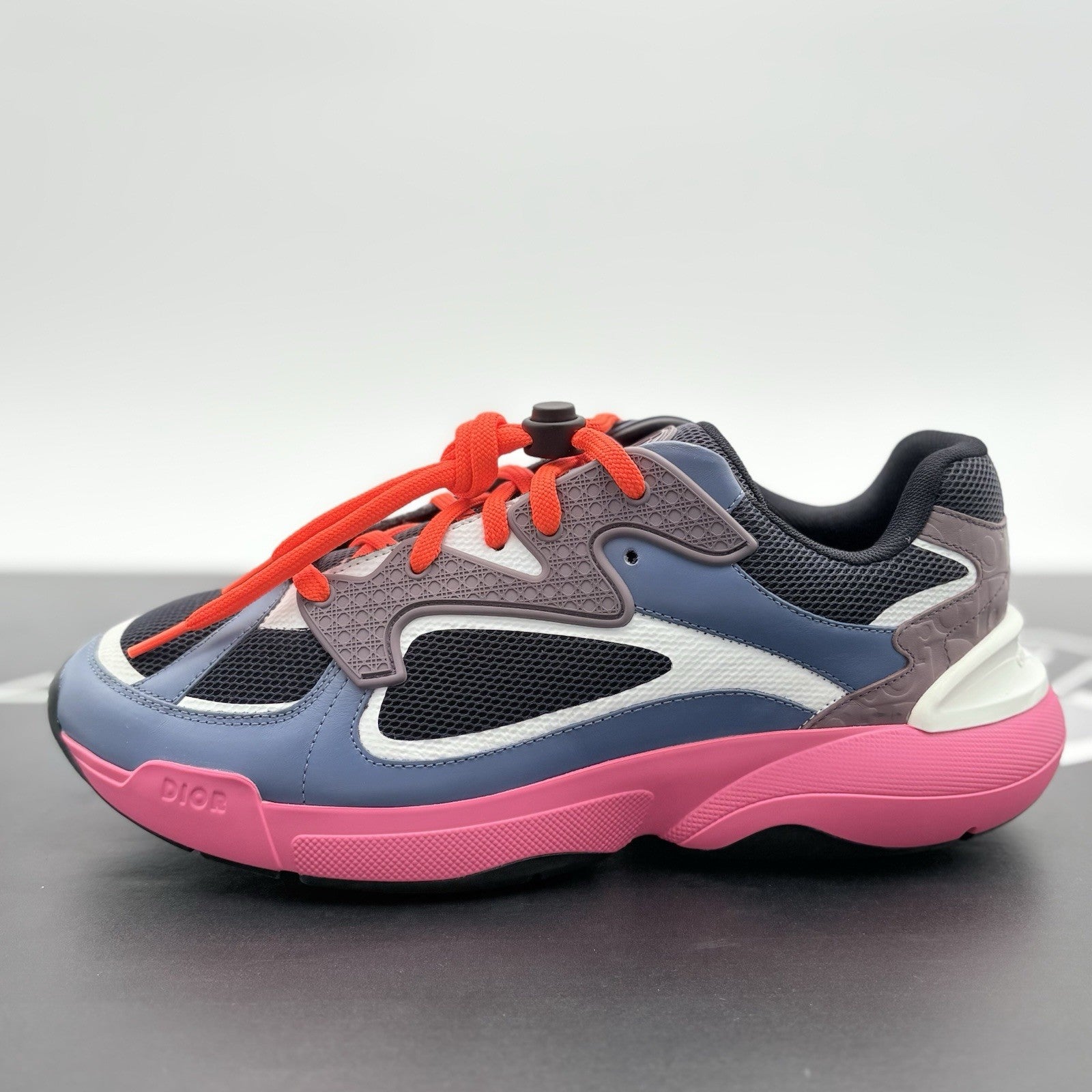 Size 41 (8 US) - Dior Mens B24 ' Muave Pink Navy ' Low Top | ONLY TRIED ON!