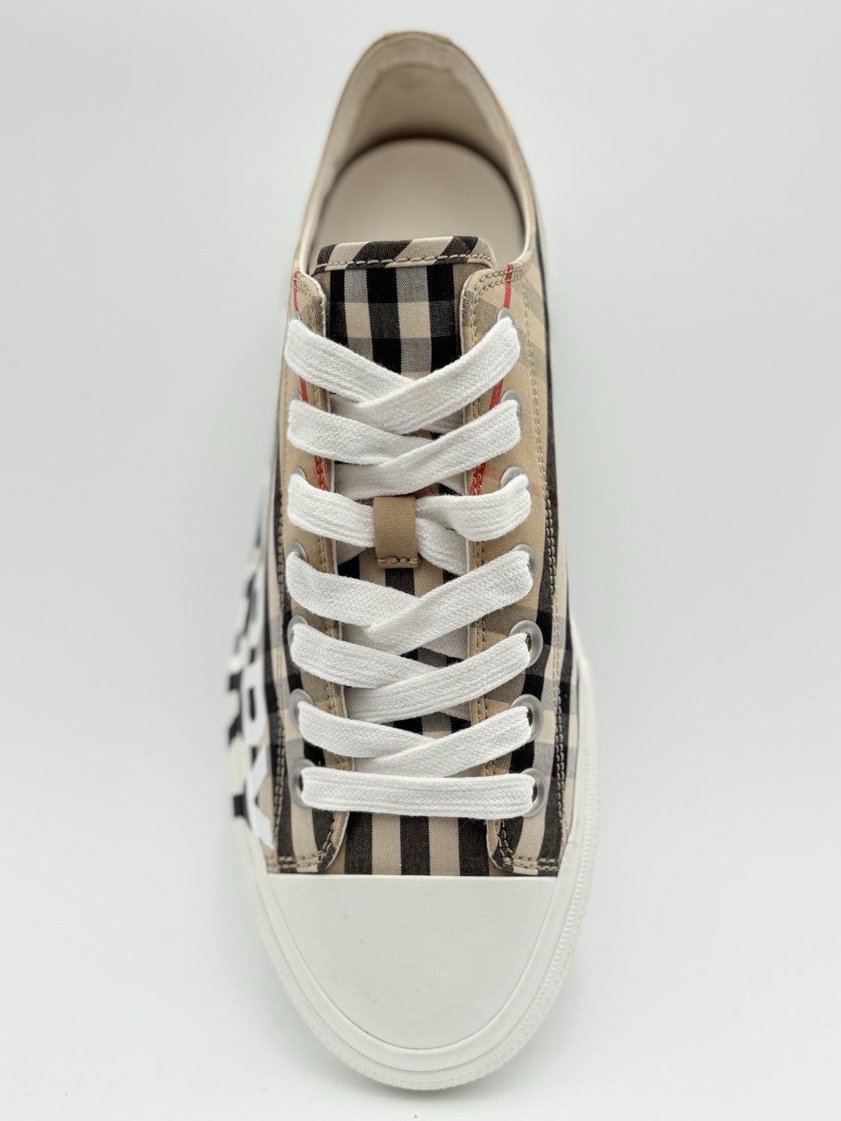 Size 40 (7 US) Burberry Logo Print Sneaker ' Vintage Check ' | GREAT CONDITION!