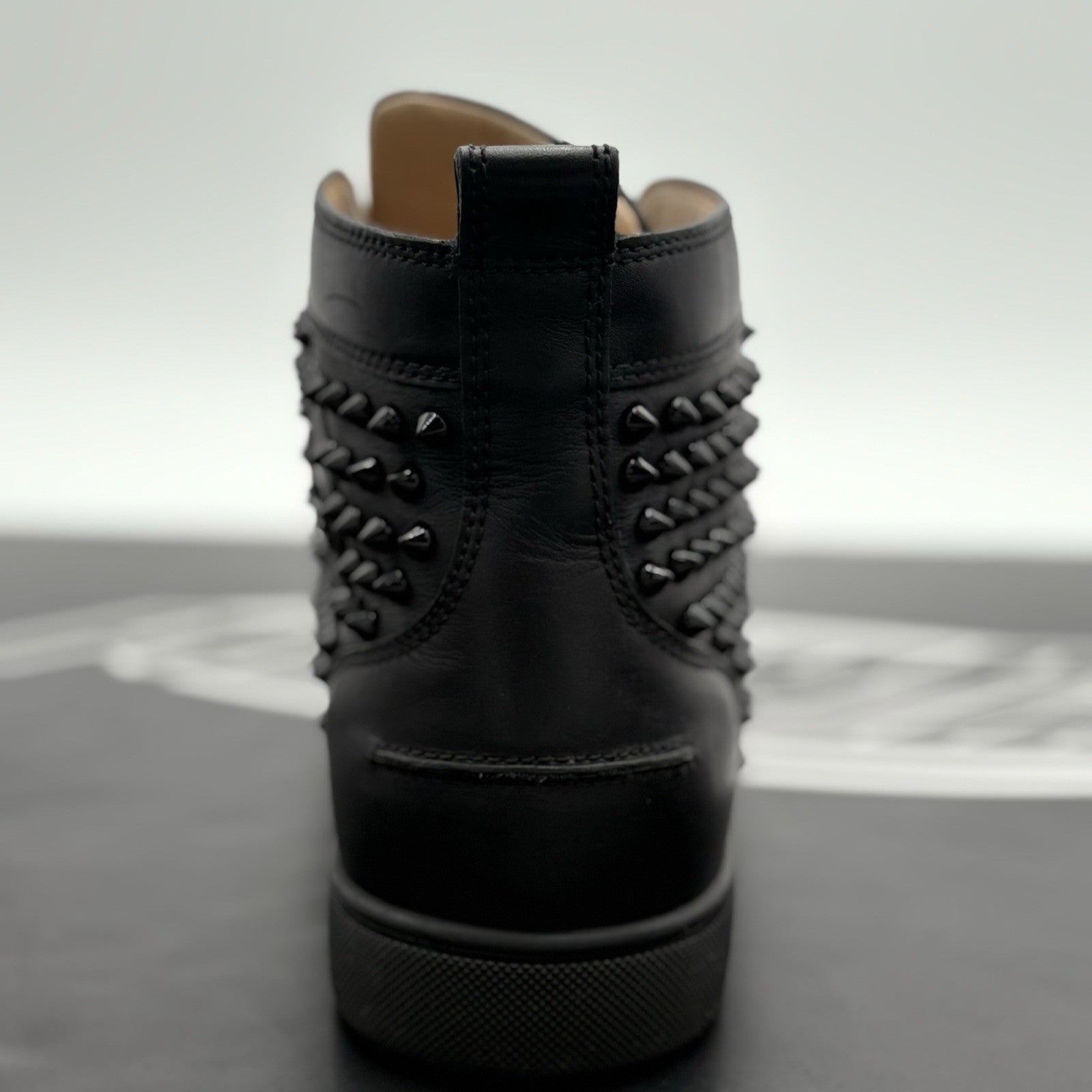 Size 43 (10 US) Christian Louboutin High Spikes ' Black ' | GREAT CONDITION!