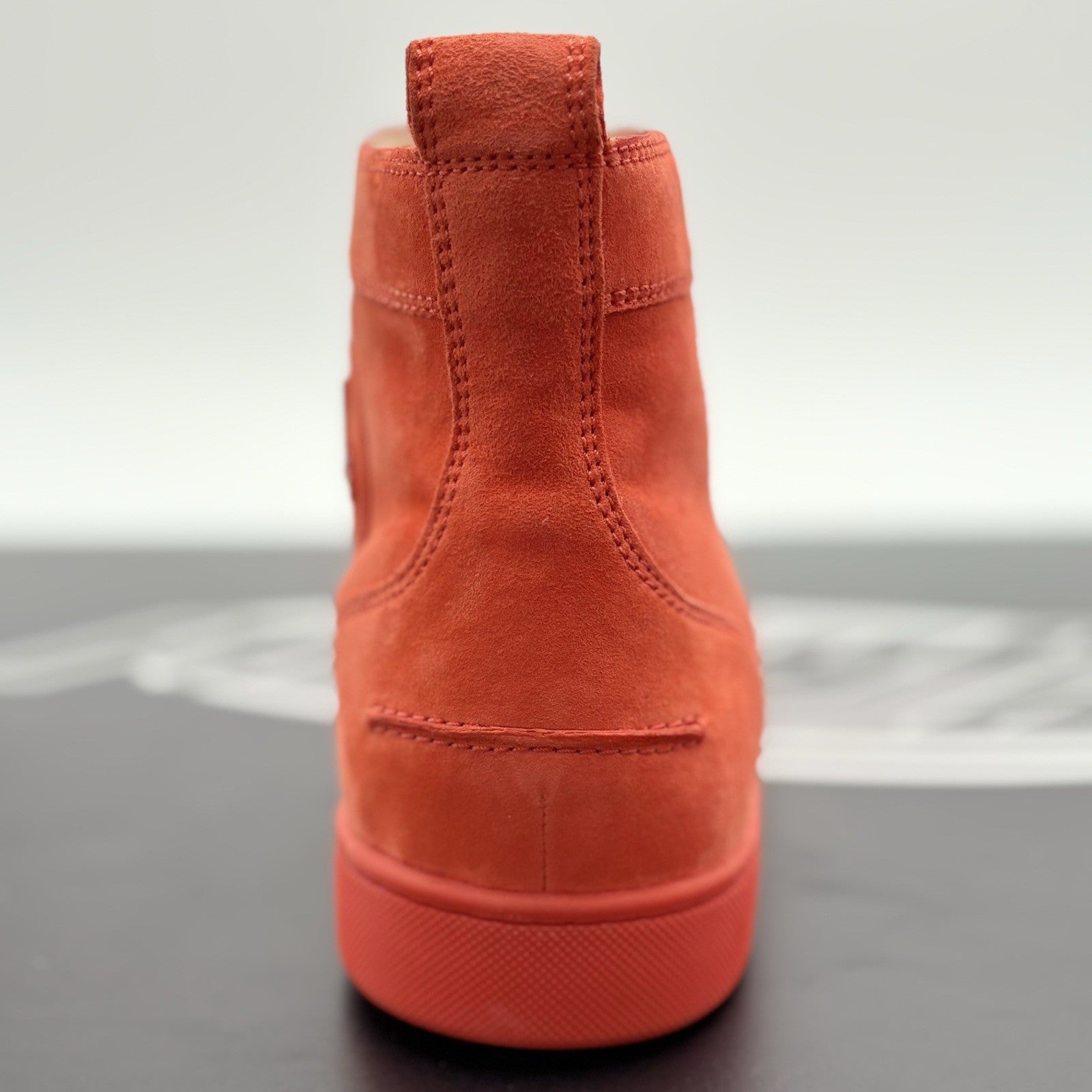 Size 45.5 (12.5 US) - Christian Louboutin Spikes ' Orange ' | BRAND NEW!