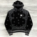 Size L - Amiri Bandana Basketball Hoodie ' Black ' | GREAT CONDITION!