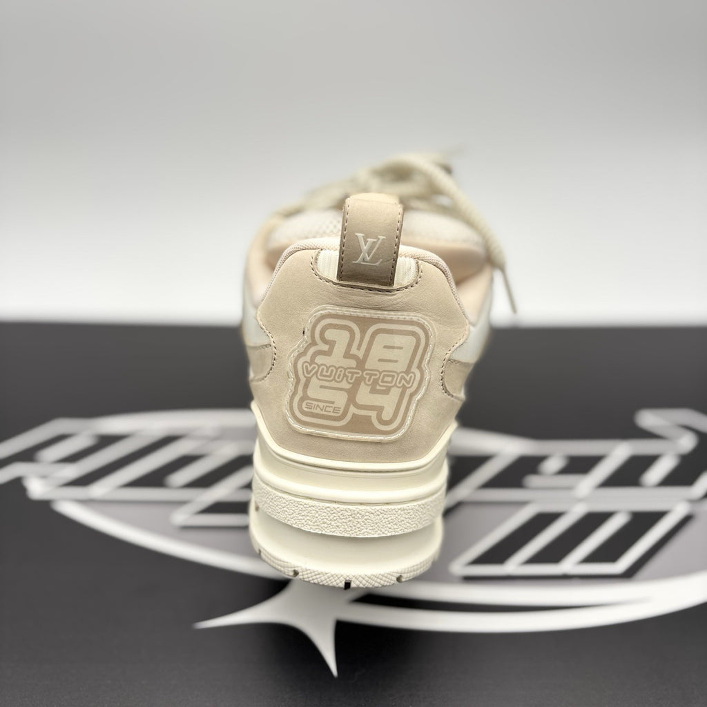 Size 7.5 LV (8.5-9 US) - Louis Vuitton Skate ' Beige White ' | GREAT COND!