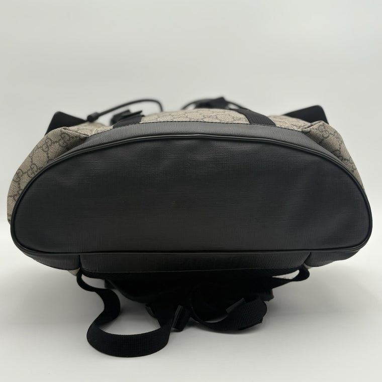 Soft Monogram GG Supreme Backpack Black Brown — photo 11