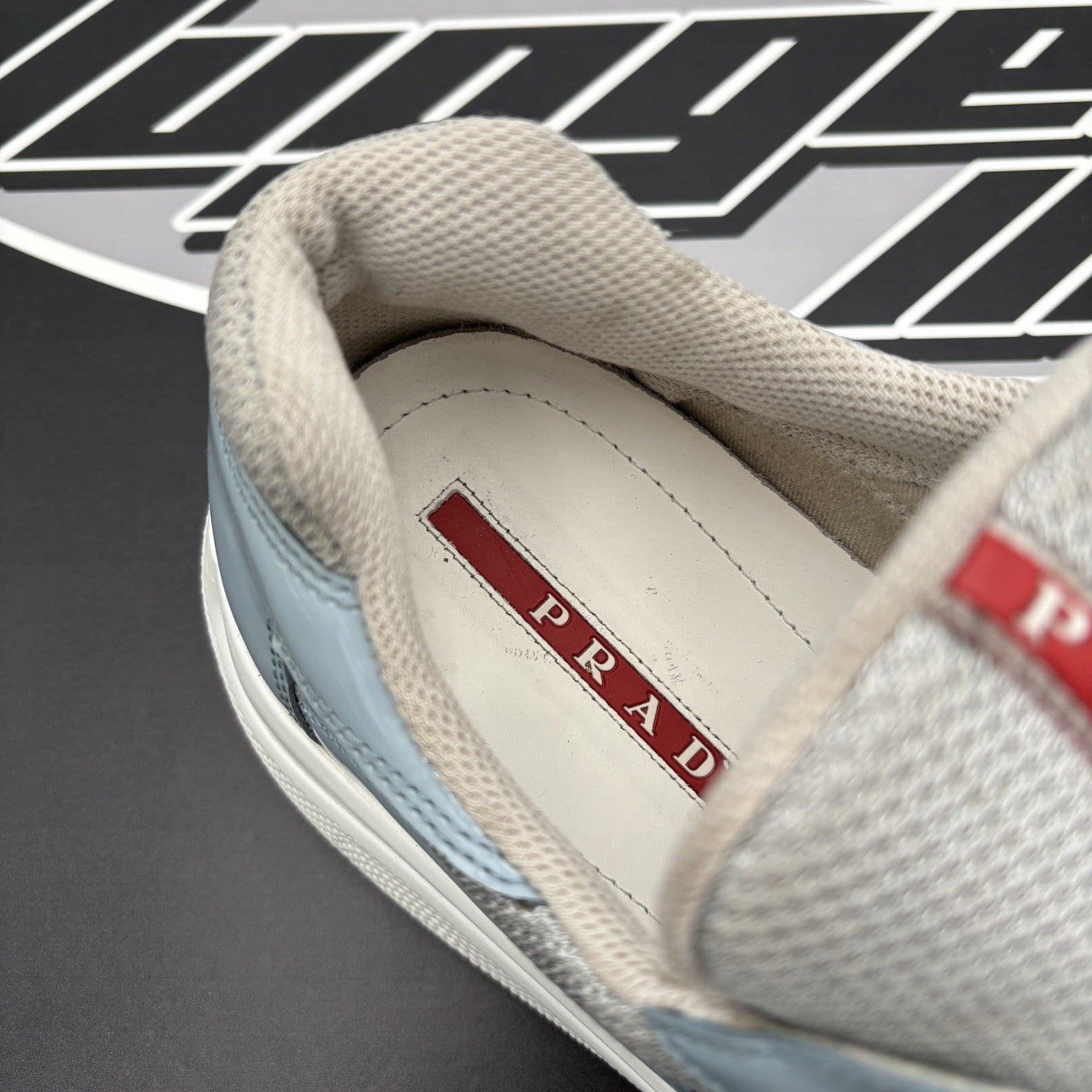 Size 9 UK (10 US) - Prada Americas Cup ' Sky Blue, White ' | GOOD CONDITION!
