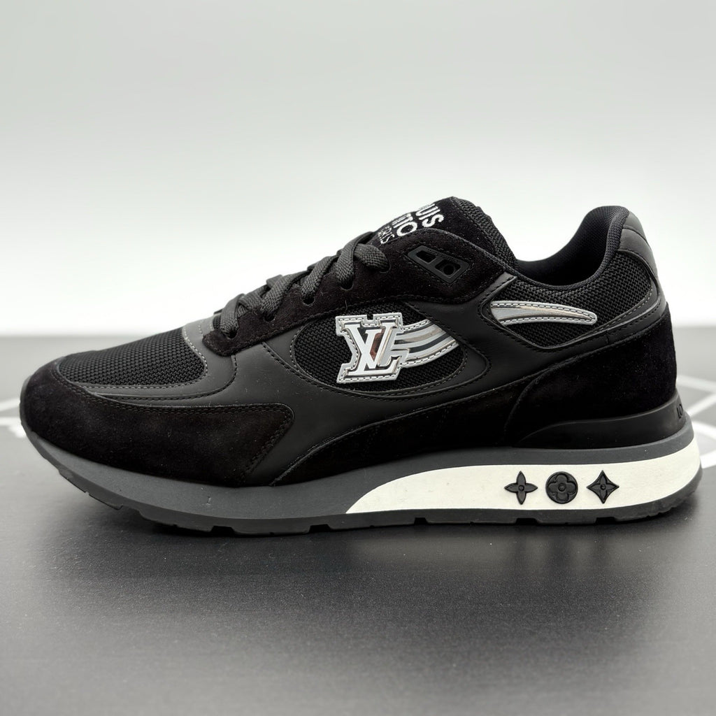 Size 8 LV (9-9.5 US) Louis Vuitton Run Away Low ' Black ' | EXCELLENT CONDITION!