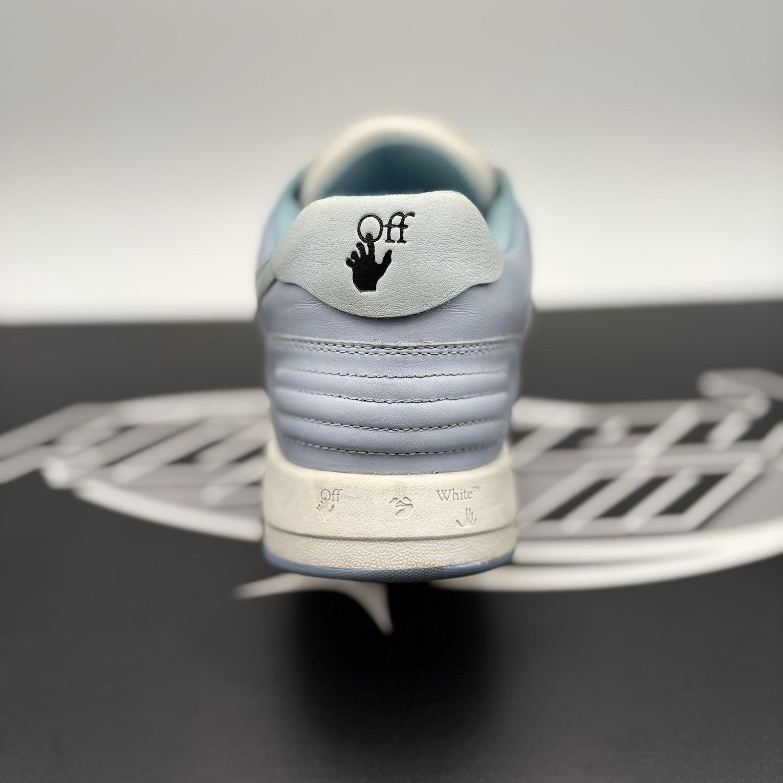 Size 44 (11 US) - Off-White Out of Office Low ' Light Blue ' | GOOD CONDITION!
