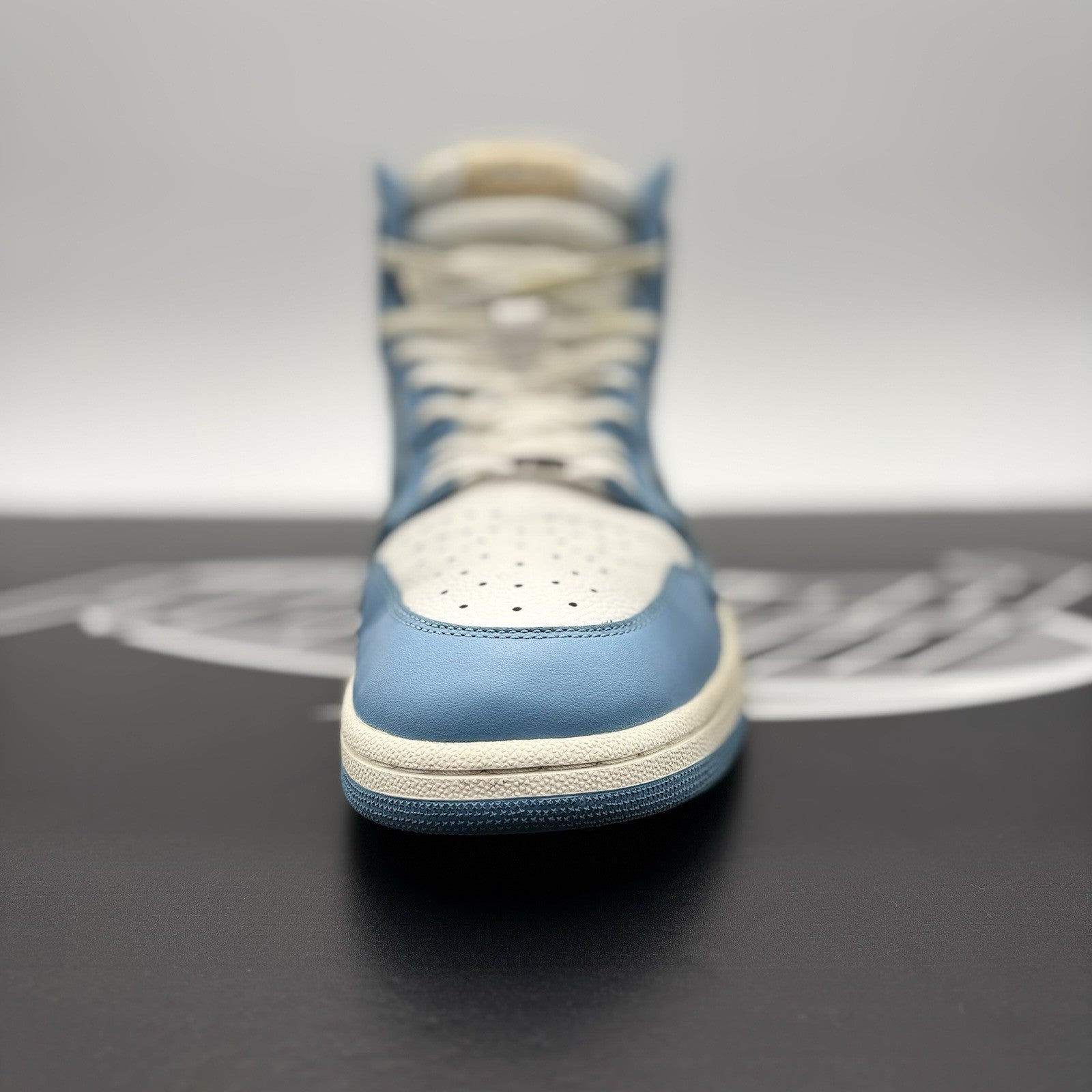 Size 46 (13 US) - Amiri Skel High Top ' Powder Blue White ' | GOOD CONDITION!