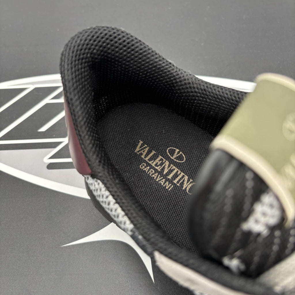 Size 41 (8 US) - Valentino Camouflage Rock runner  ' Black/Stone ' | WORN 1-3X