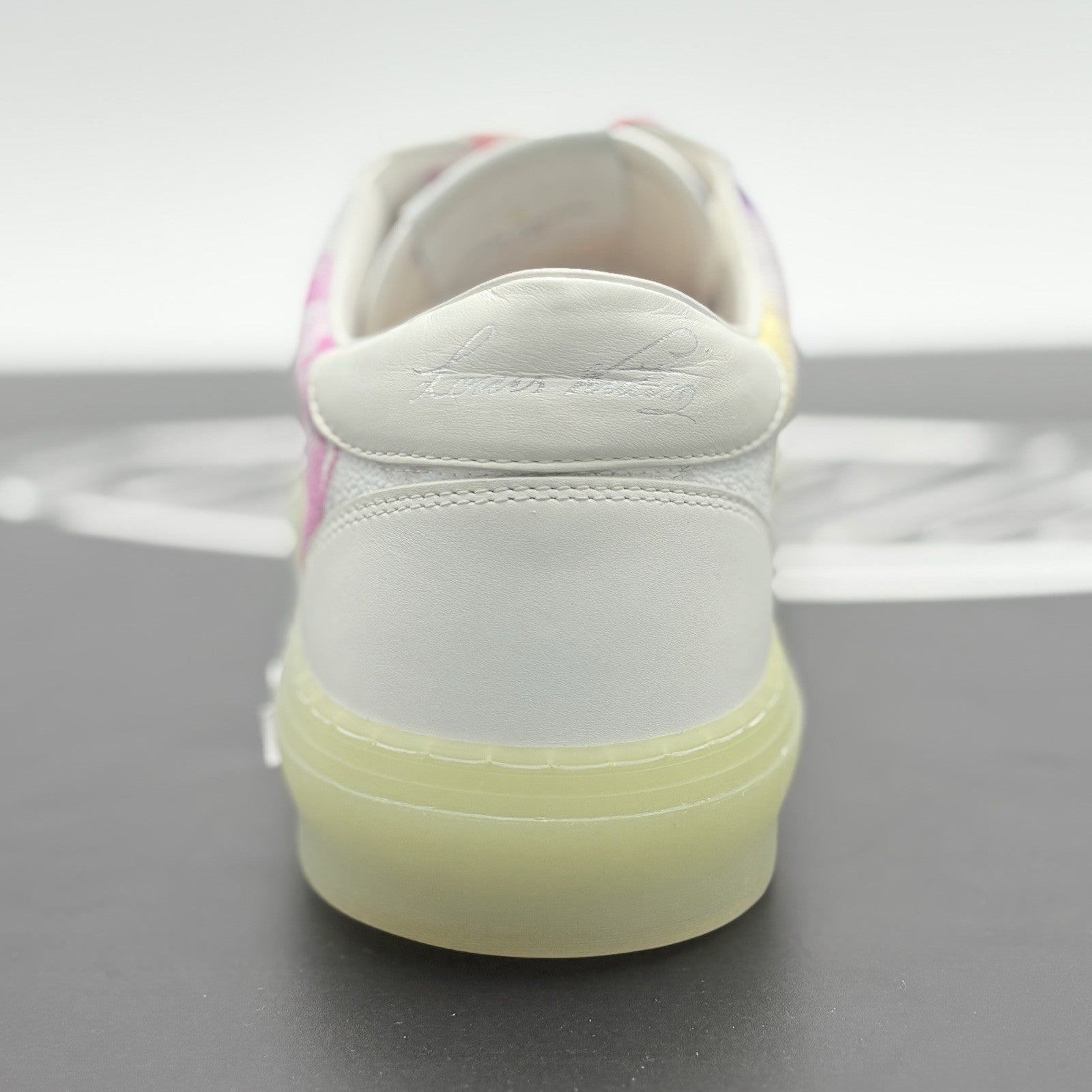 Size 8 LV (9-9.5 US) Louis Vuitton Ollie ' White Rainbow Monogram ' | GREAT COND