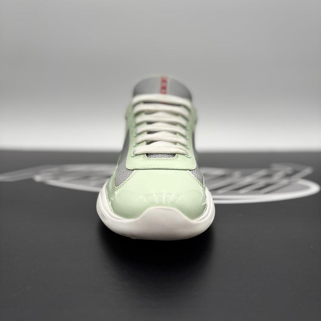 Size 8 UK (9 US) Prada Americas Cup ' White, Mint, Silver ' | GREAT CONDITION!