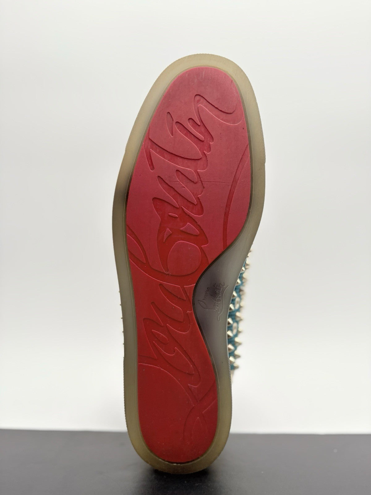 Size 45 (12 US) Christian Louboutin High Spikes ' Lux Techno ' | SUPER CLEAN!