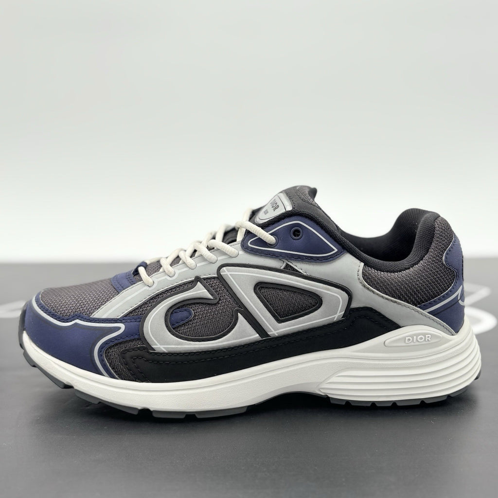Size 42 (9 US) - Dior B30 Reflective Sneaker ' Blue Grey Black ' | SUPER CLEAN!