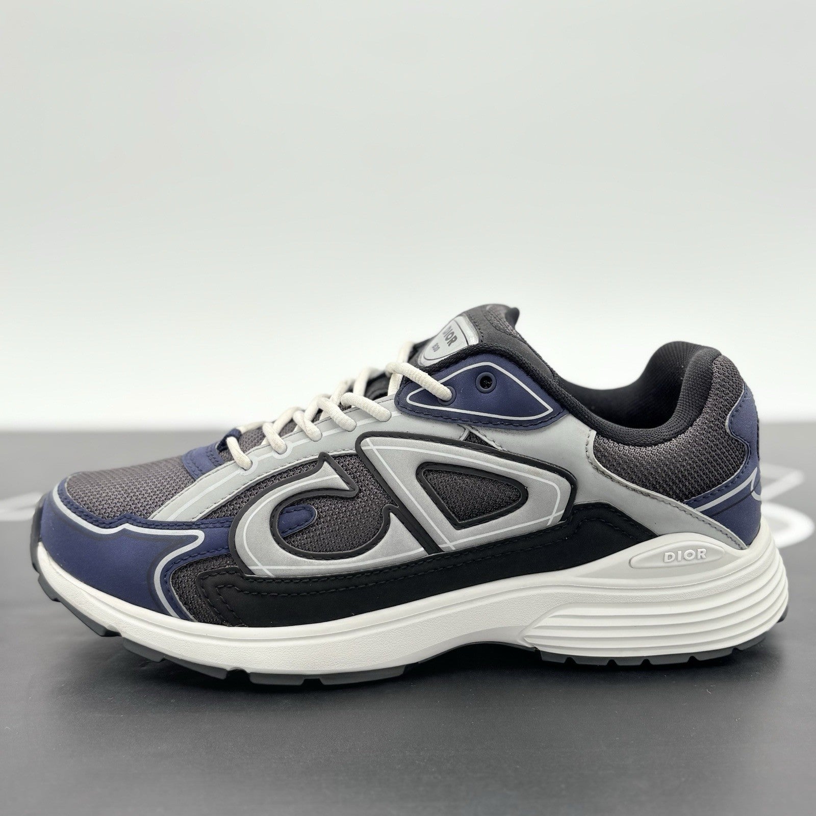 Size 42 (9 US) - Dior B30 Reflective Sneaker ' Blue Grey Black ' | SUPER CLEAN!