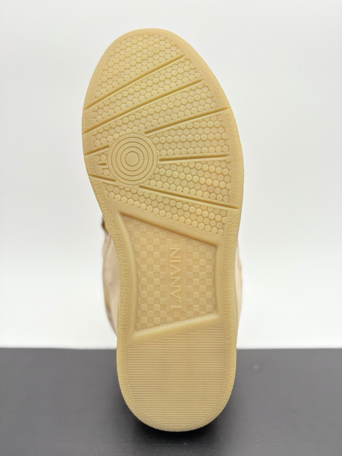 Size 45 (12 US) - Lanvin Curb Sneaker ' Beige Yellow ' | EXCELLENT CONDITION!
