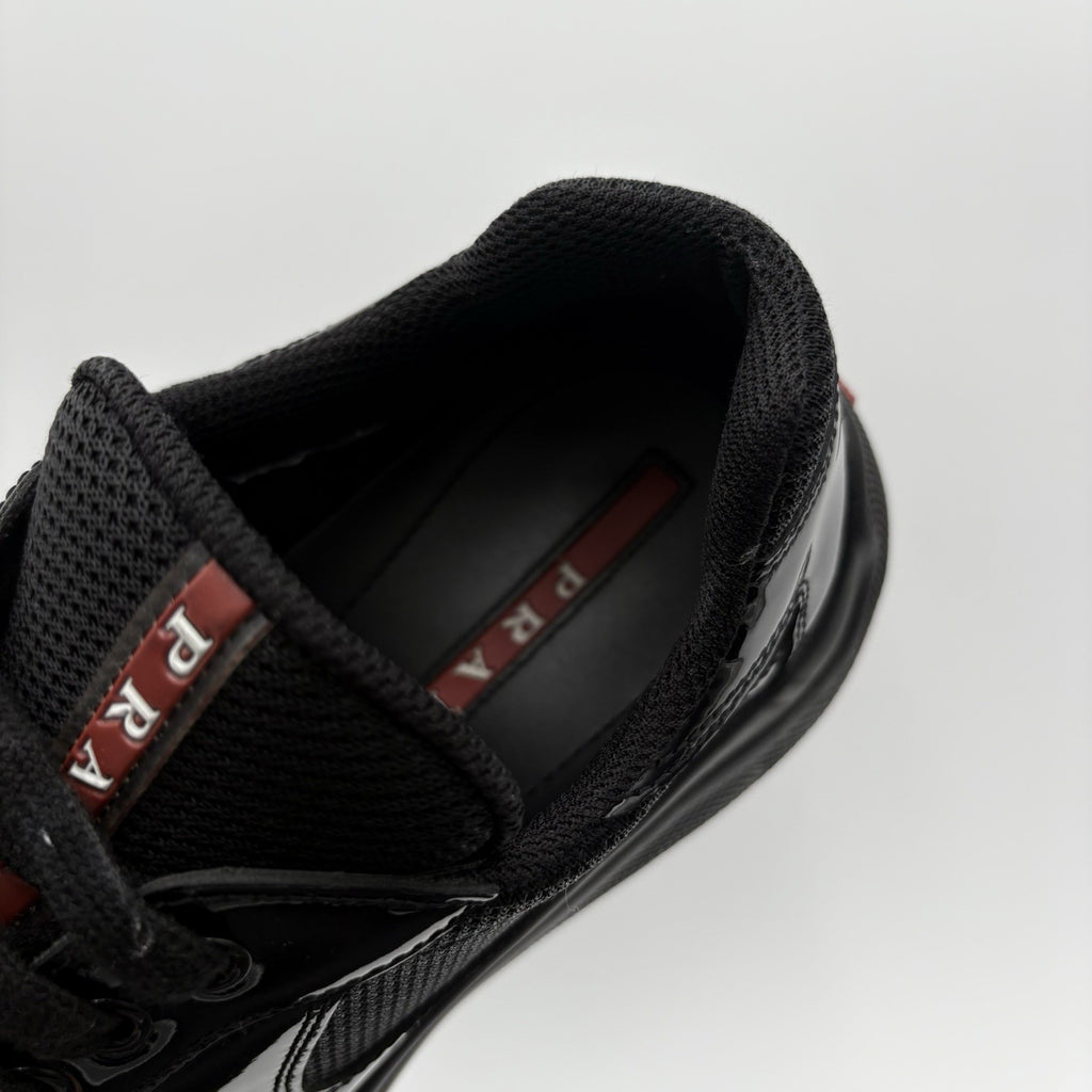 Size 5.5 UK (7.5 US) Prada Americas Cup ' Black ' | GOOD CONDITION!