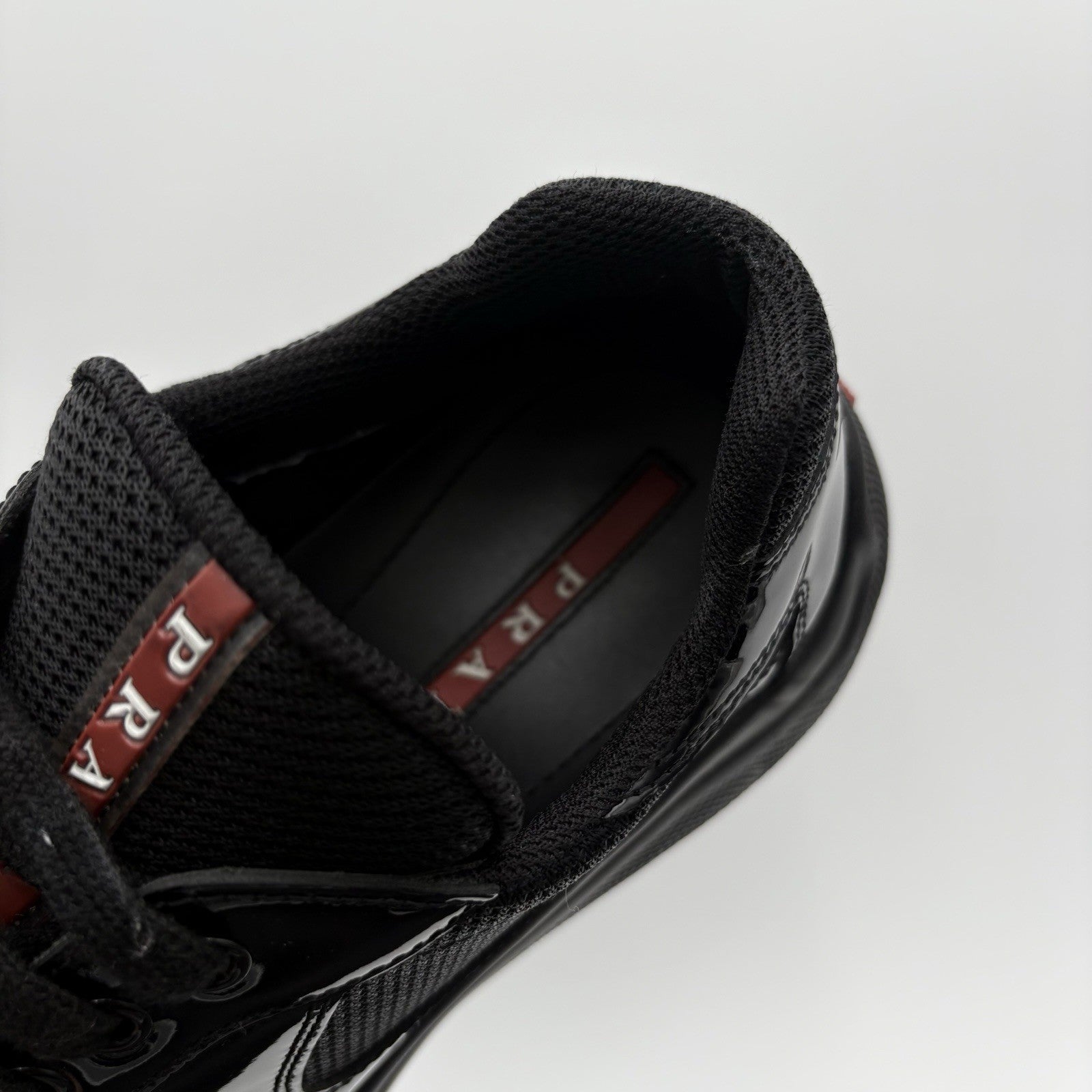 Size 5.5 UK (7.5 US) Prada Americas Cup ' Black ' | GOOD CONDITION!