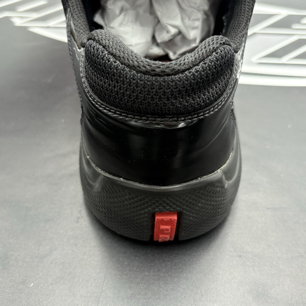 Size 7 UK (8 US) Prada Americas Cup ' Black ' | GOOD CONDITION!