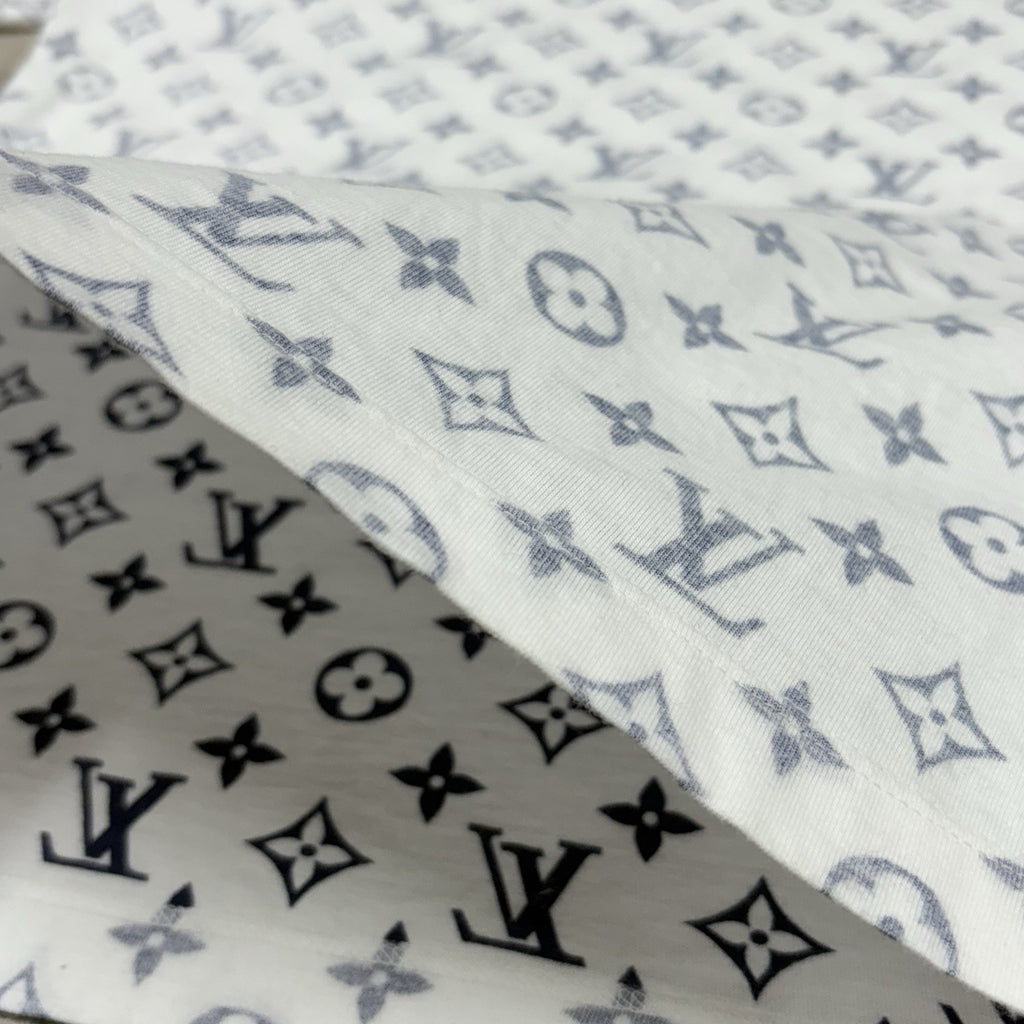 Size M - Louis Vuitton Monogram Printed With Chain ' White Blue ' | SUPER CLEAN!