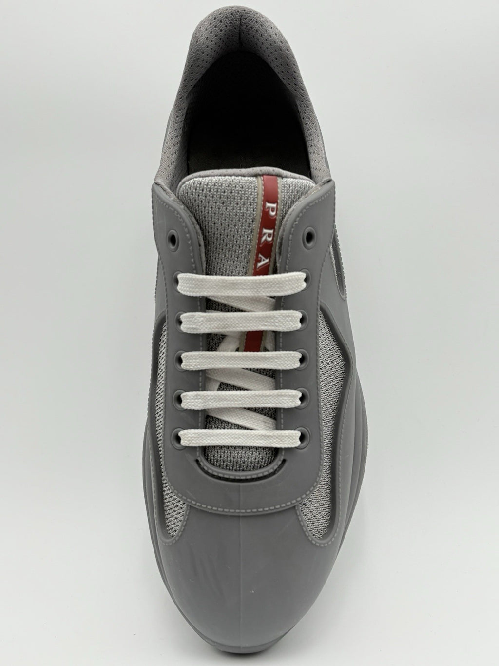 Size 43 (10 US) Prada America's Cup Soft Rubber ' Grey ' | GREAT CONDITION!