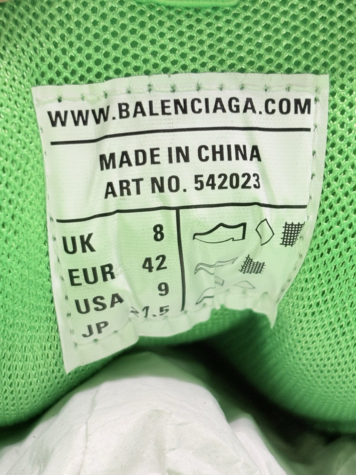 Size 43 (10 US) - Balenciaga Track ' Slime Green ' | BRAND NEW!