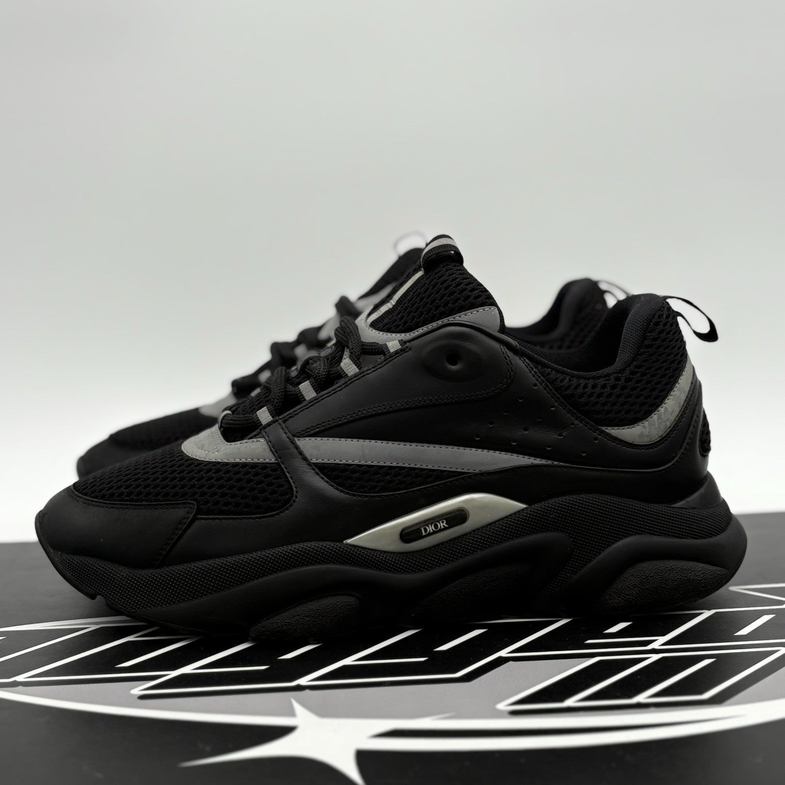 Size 45 (12 US) - Dior B22 Sneaker ' Black ' | SUPER CLEAN!