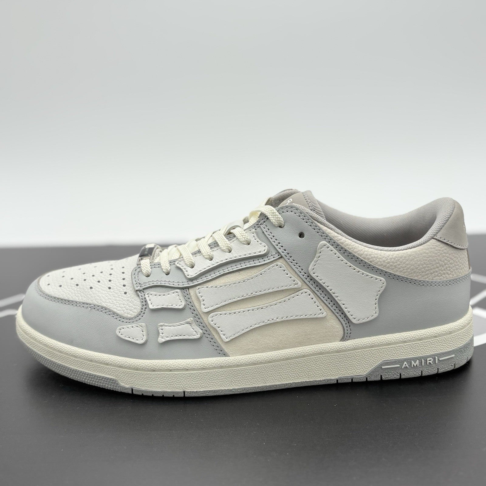 Size 45 (12 US) Amiri Skel Low Top Sneakers ' Grey ' | SUPER CLEAN!