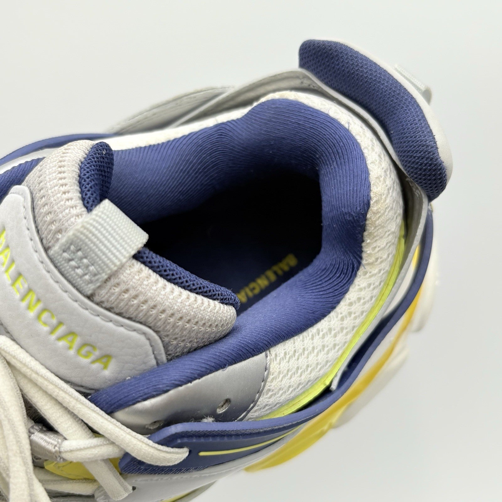Size 42 (9 US) - Balenciaga Track ' Grey Navy Yellow ' | SUPER CLEAN!
