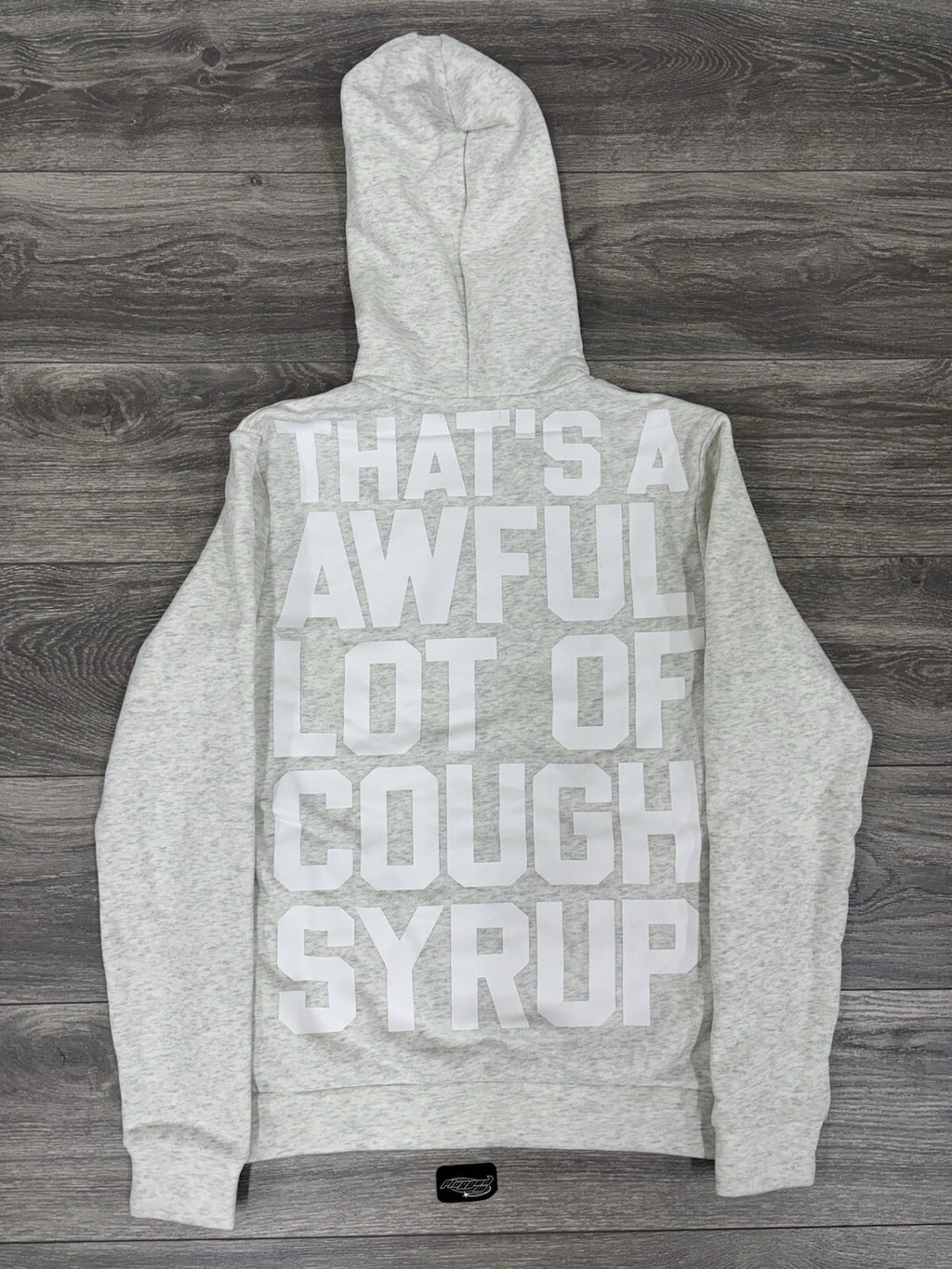 Size M -  Awful Lot Of Cough Syrup Zip Up ‘ Digital White ‘ | BRAND NEW!